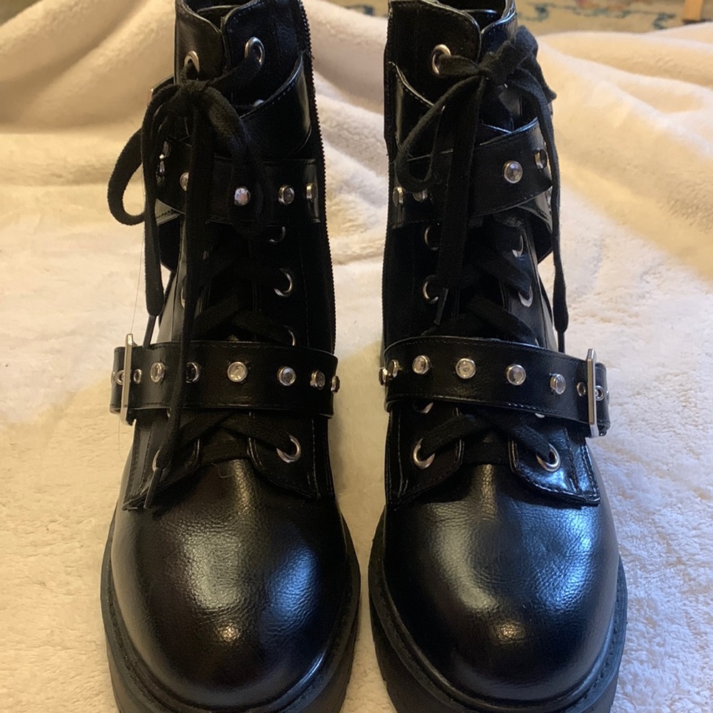 Black boots